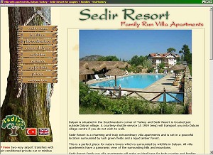 Sedir Resort Villa Apartments, Dalyan, Turkey.